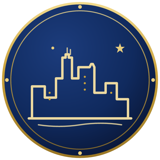 Medallion of the Chicago skyline